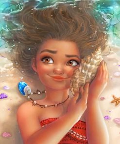 Gorgeous Moana Paint By Numbers