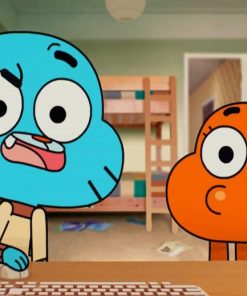 Gumball cartoon adult paint by numbers