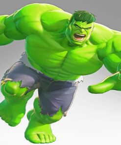 Hulk Animation adult paint by numbers