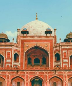 Humayuns Tomb India paint by number