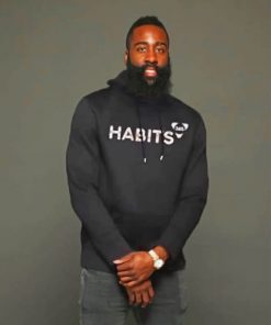 James Harden Posing paint by numbers