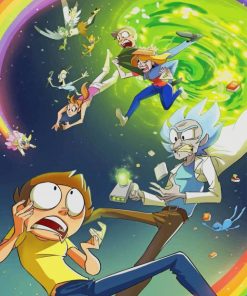 Rick And Morty paint by numbers