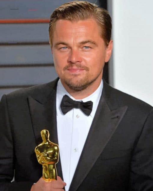 Leonardo Dicaprio Oscar adult paint by numbers