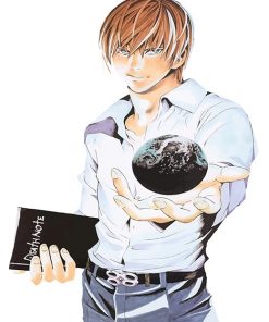 Light Yagami death note anime adult paint by numbers