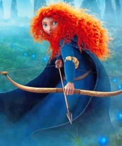 Merida Disney Princess adult paint by numbers