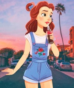 Modern Belle Disney Princess Paint By Numbers