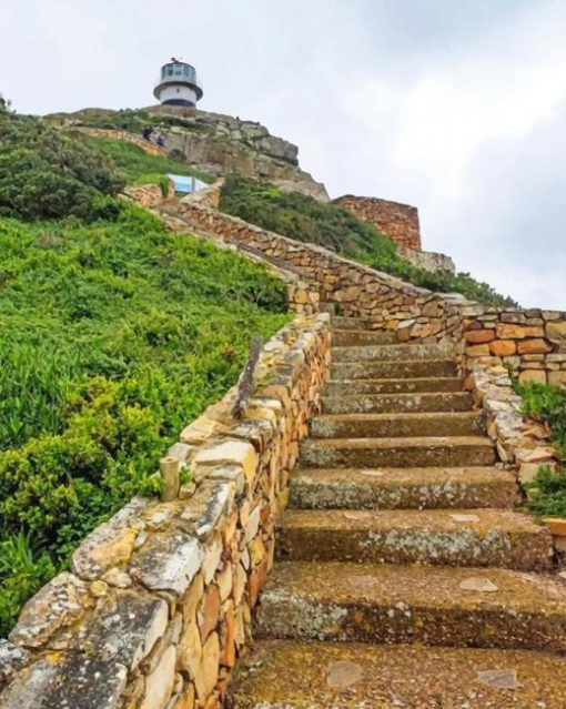 New Cape Point Lighthouse South Africa paint by numbers