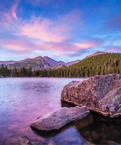 Rocky Mountains National Park Colorado paint by number