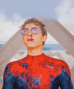 Spider Man Tom Holland Paint By Numbers