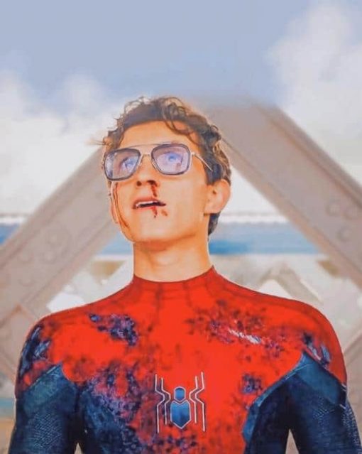 Spider Man Tom Holland Paint By Numbers