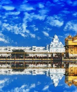 Sri Harmandir Sahib Gurdwara India paint by number