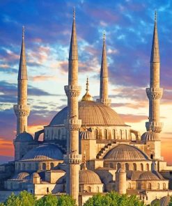 The Blue Mosque Turkey Istanbul paint By Numbers