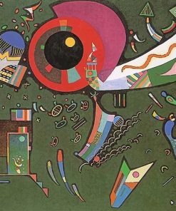 Wassily Kandinsky Around The Circle paint by number