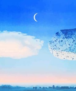 Battle Of The Argonne Rene Magritte paint by number