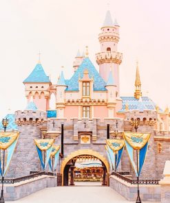 Beautiful Disney Castle paint By Numbers