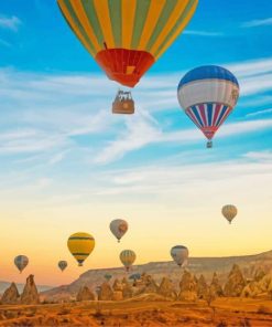 Cappadocia Balloon Turkey paint by numbers