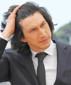 Classy Adam Driver paint by numbers