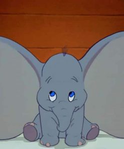 Cute Dumbo paint by numbers