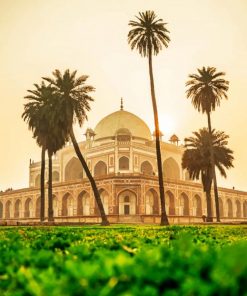 Delhi Humayuns Tomb India paint by number