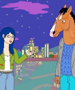 Diane With BoJack Horseman paint by number