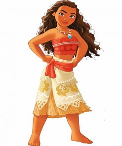 Disney Princess Moana paint by number