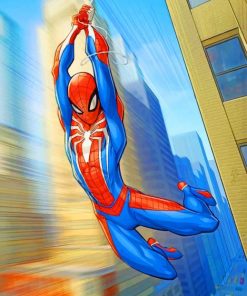 Flying Spider Man Paint By Numbers