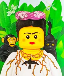 Frida Khalo Lego Art Work Paint by Numbers