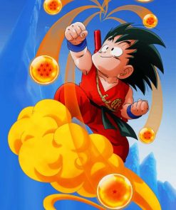 goku kinton dragon ball adult paint by numbers