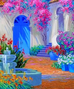 Greece little Garden Paint By Numbers