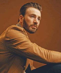 Handsome Chris Evans Paint By Numbers