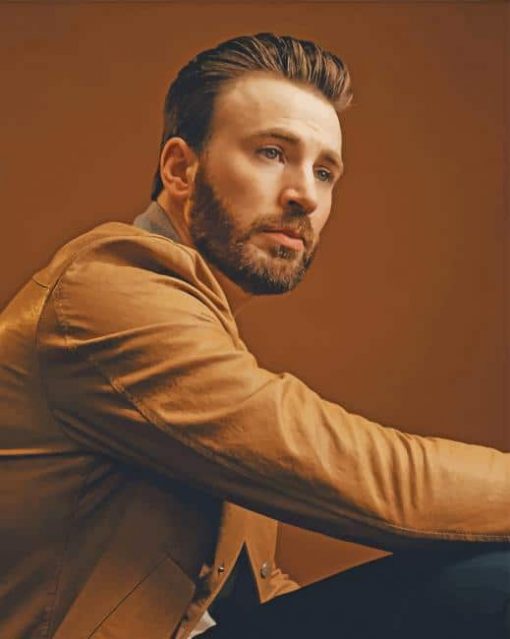 Handsome Chris Evans Paint By Numbers