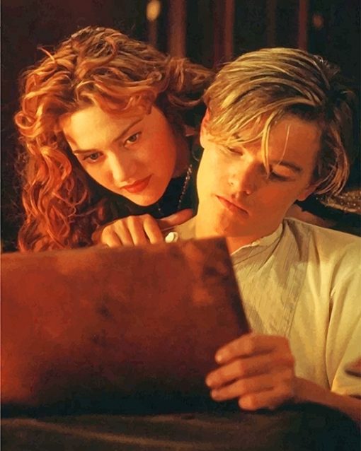 Jack And Rose Titanic paint By Numbers