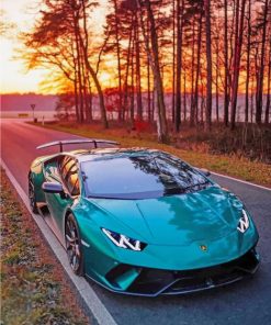 luxury car adult paint by numbers