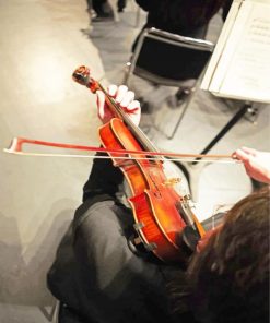 Man Playing Violin paint by number