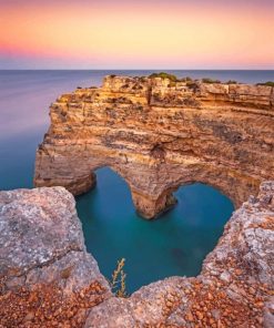 marinha beach Portugal adult paint by numbers