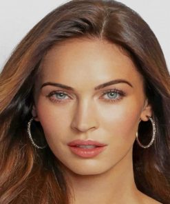 Megan Fox With Blue Eyes paint by numbres