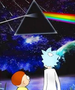 Pink Floyd Rick And Morty paint By numbers