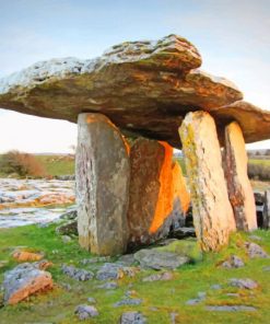 poulnabrone dolmen Ireland adult paint by numbers