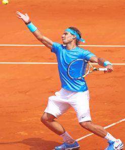 Rafael Nadal Tennis Player Paint By Numbers