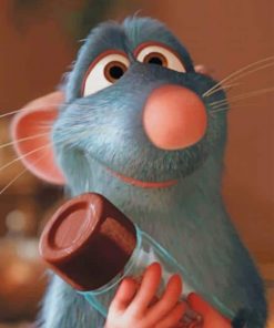 Remy Ratatouille Paint By Numbers