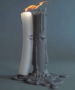 Sad Candles Paint By Numbers