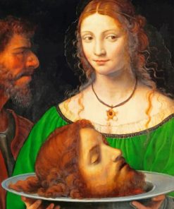 Salome With The Head Of Saint Jones Paint By Numbers