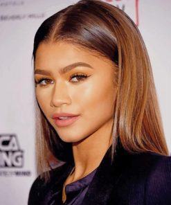 The Famous Actress Zendaya paint by numbers