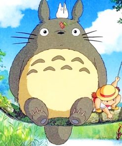 Totoro And Mei Kusaka Paint By Numbers