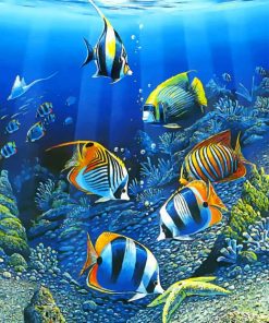 Underwater World paint by numbers