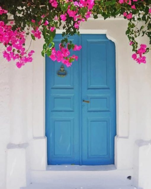 Bleu Door paint by numbers