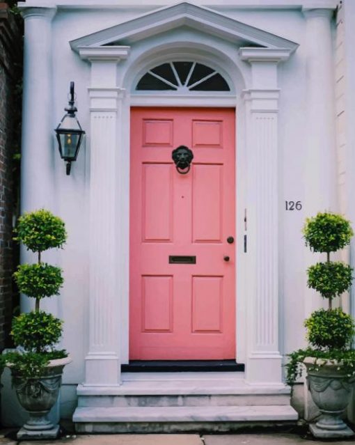 Pink Door paint by numbers