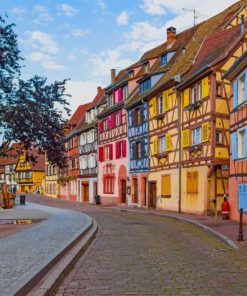 Colmar Colorful Street paint by numbers