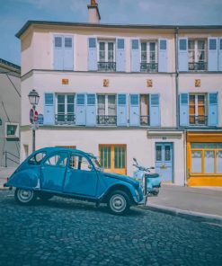 Montmartre Paris paint by numbers