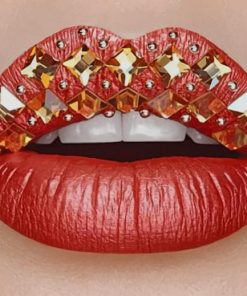 Metallic Liquid Lipstick paint by numbers